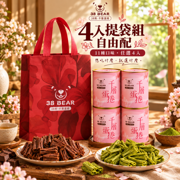 4入提袋組｜自由配